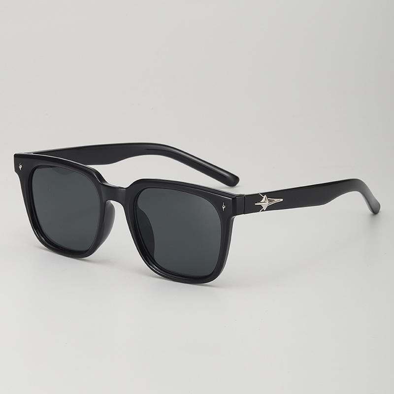 2024 Stylish European & American Square Sunglasses: Large Frame, Anti-UV, Face-Slimming Design for Women