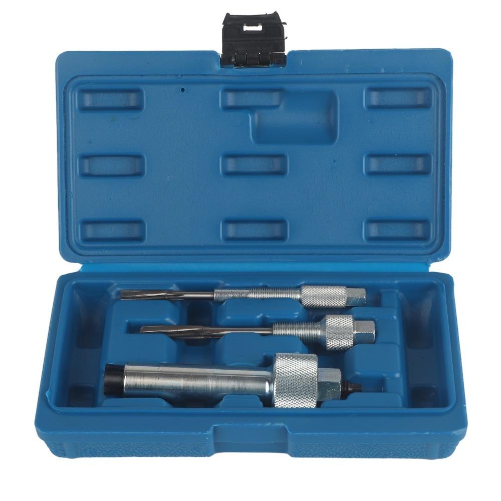 Knurl Anti-Slip Glow Plug Puller Set Repair Stripped Diesel Glow Plug Base Holes синий