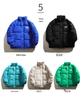 Unisex 2024 Winter Loose Cotton-Padded Jacket - Stand-Up Collar, Plus Size, Trendy Short Coat