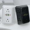 Flame-Retardant Material Multi Port Expander Multiple USB Ports USB Charger Socket for US Daily Use