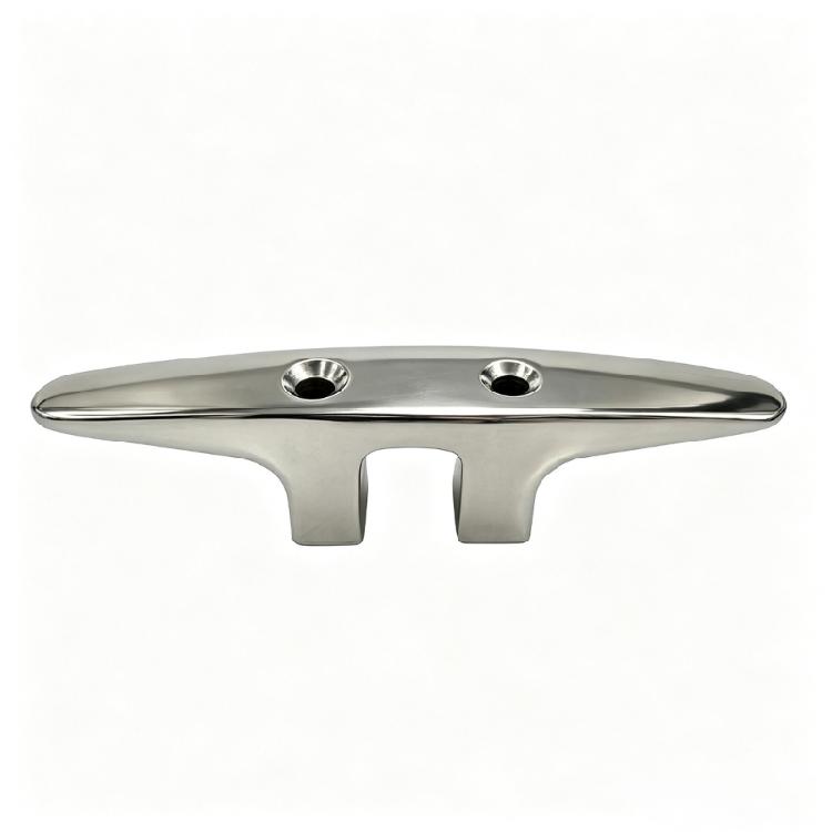 Professional 316 Stainless Steel Eye Pad Oxidation Resistant Cleat Short Leg Boat Mooring Hardware for Boat Dock Mooring