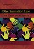 The Discrimination Law : Text, Cases and Materials Book