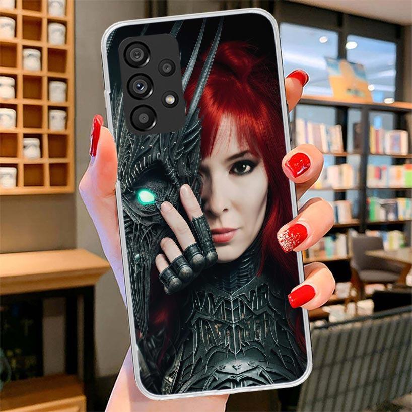Mylene Farmer Phone Case For Samsung Galaxy A12 A22 A32 A52 A72 A02S Phone Case Note 20 Ultra 10 S10 Plus A51 A71 A50S A20S A10S