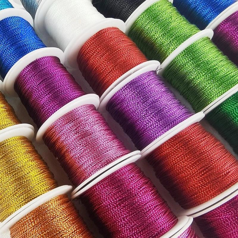 1Pc 0.2-0.8mm Multi-Color Braided Thread Macrame Cord String for DIY Bracelet Necklace Tassels Beading Craft Rope