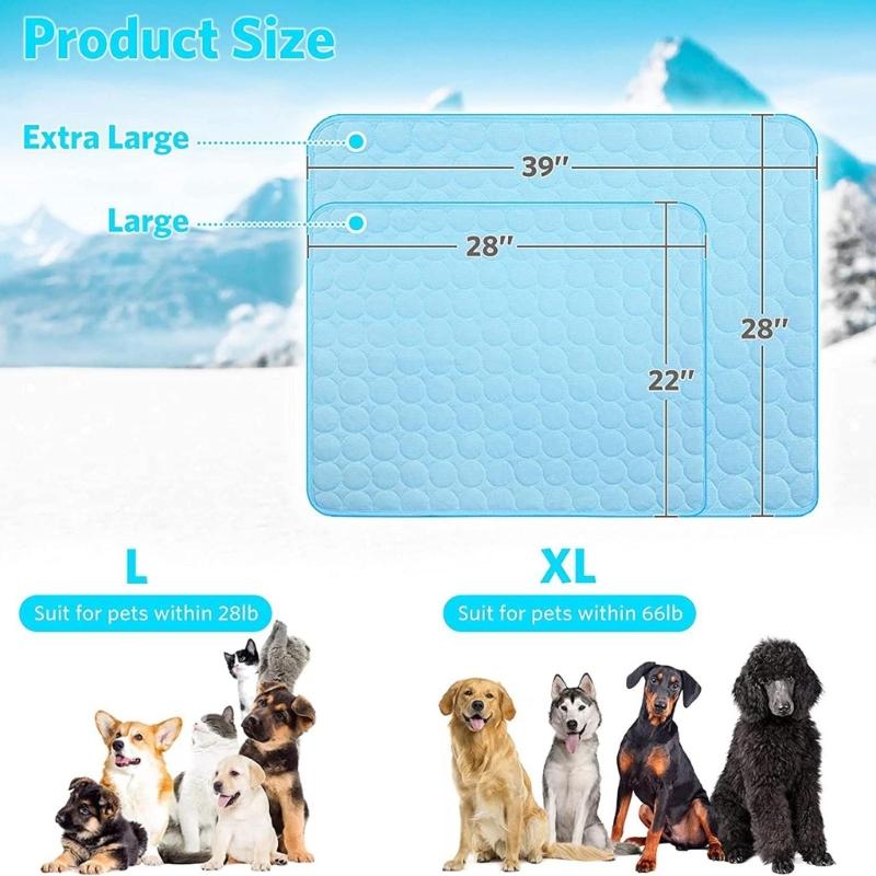 Soft Cat Bed Cushion for Small Medium Large Cat Soft Summer Must-Have Cat Summer Cool Cushion Summer Cooling Supplies