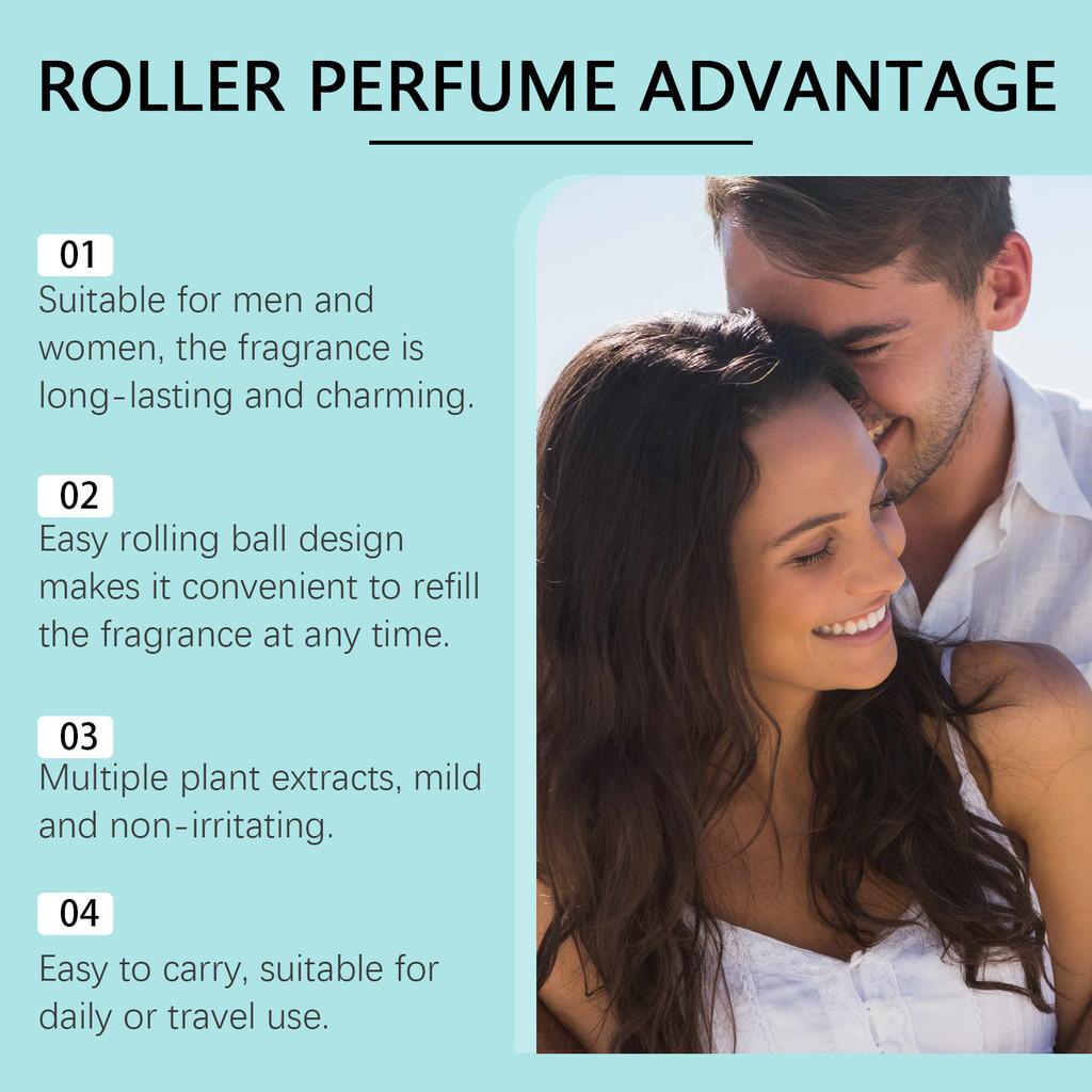 Charming Roll-on Perfume Elegant Fragrance For Couples Daily Use Portable Scent