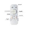 Universal Remote Control Receiver for Ceiling Fan with Light, Three-Speed, and Timer.