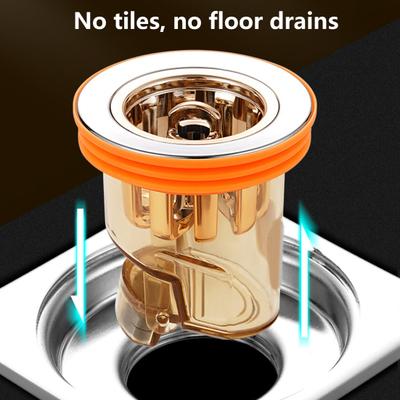 Praktischer, verstopfungshemmender, geruchshemmender ABS-Abfluss, einfache Reinigung, Deodorant-Kern, Heimversorgung, Deodorant-Bodenablauf