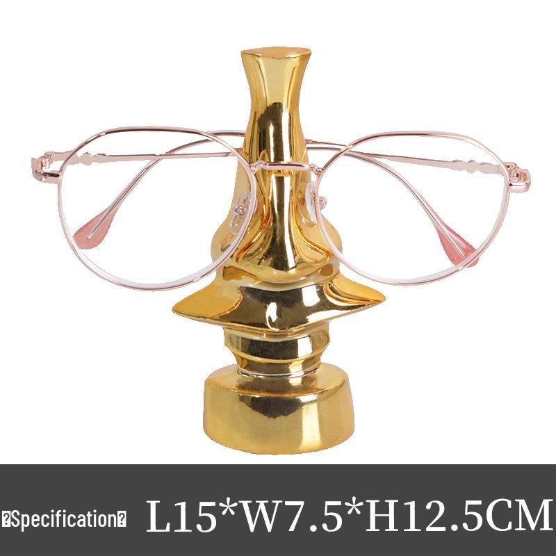 Contemporary Glasses Stand: Light Luxury Ornament for Hotel, Office, or Living Room