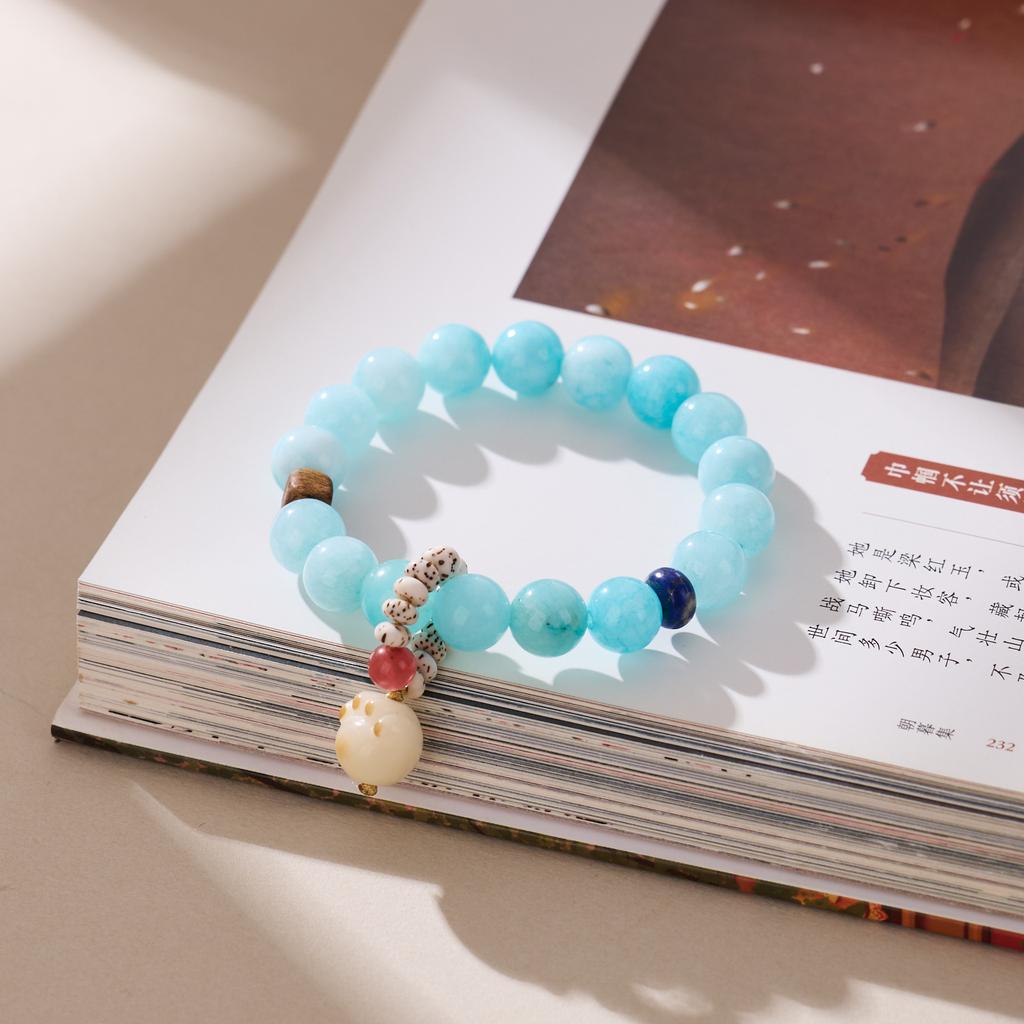 Female New Chinese Style Mood Stable High-end Single Circle Bracelet