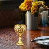 Metal Wine Cup Goblet 30ml Decorative Mutipurpose Sturdy Party Supplies for Collection, Decor European Style Travel Goblet