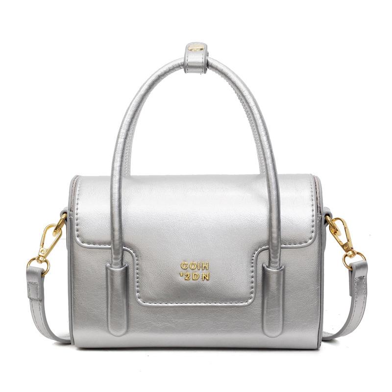 

Versatile Handbag Women s Versatile Messenger Bag Casual Shoulder Bag Small Square Bag срібний
