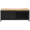 Coffee Table 90x50x37 Cm Rough Mango Solid Wood