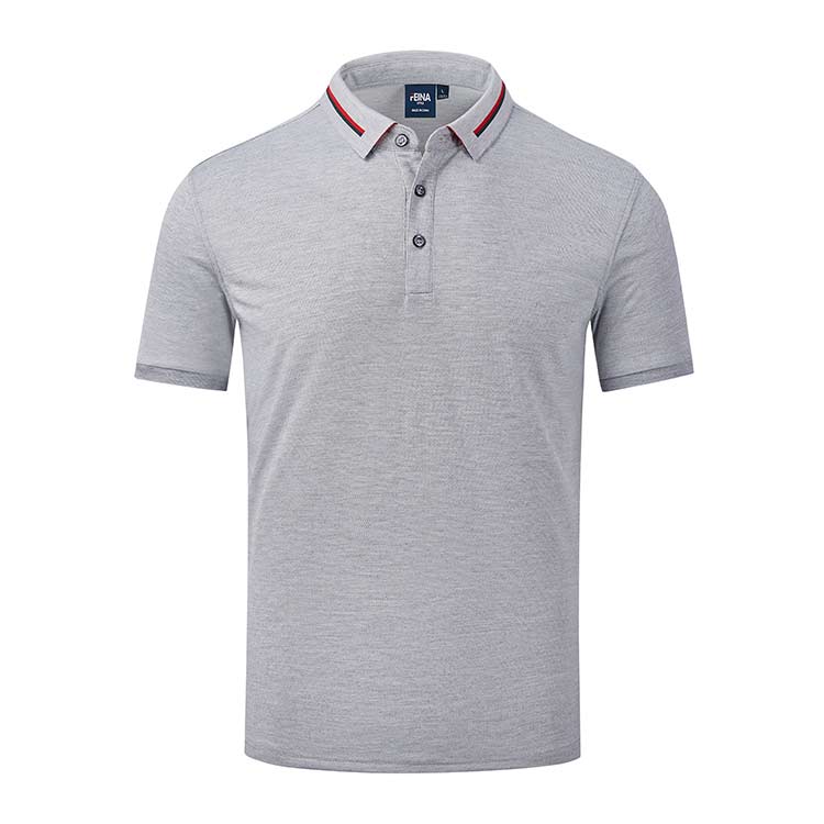 YDD FN2069  210G Lino Algodón Jane-Lino Algodón Encogimiento Solapa de Seda Camiseta POLO
