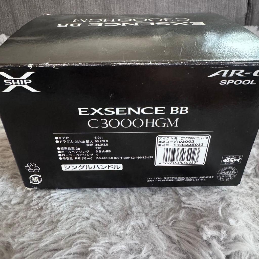 Б/у спиннинговая катушка SHIMANO EXSENCE BB C3000HGM