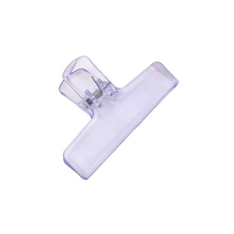 1Pcs Ins Transparent Binder Clips Kawaii Paperclips File Documents Tickets Clips Bookmarks Index Page Holder Office Binding Supplies