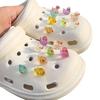 4pcs Duck Design Shoe Decorations, Fashionable Glow In The Dark Accessories For Clogs