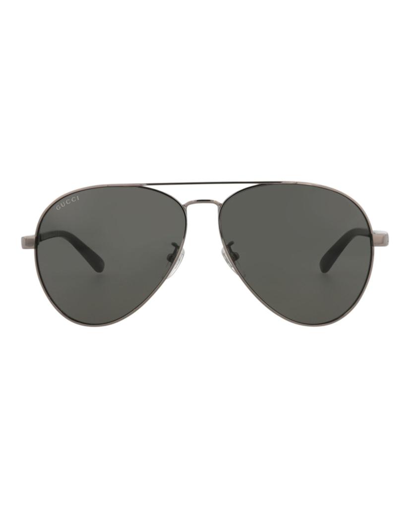 Sunglasses Asian Fit GG1288SA 001 Size 61 Interlocking G Teardrop Shape Unisex Interlocking GG [Gucci] Men's Women's