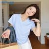 Jeanswest Casual V-Neck Cotton T-Shirt
