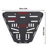 Tail Box Bottom Base Plate Carbon Steel Removable Rear Luggage Rack Top Case Mounting Plate Replacement for QJ Motor FORT 250