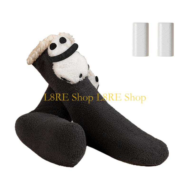 L8RE Thermal Cotton Heated Socks Electric Heating Socks Foot Warmer for Women Camping