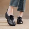 beef tendon sole mother shoes genuine leather autumn new middle-aged comfortable soft sole women's shoes versatile thick heel single shoes