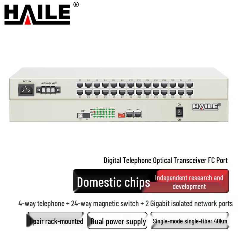HAILE Digital Telephone Fiber Optic Multiplexer