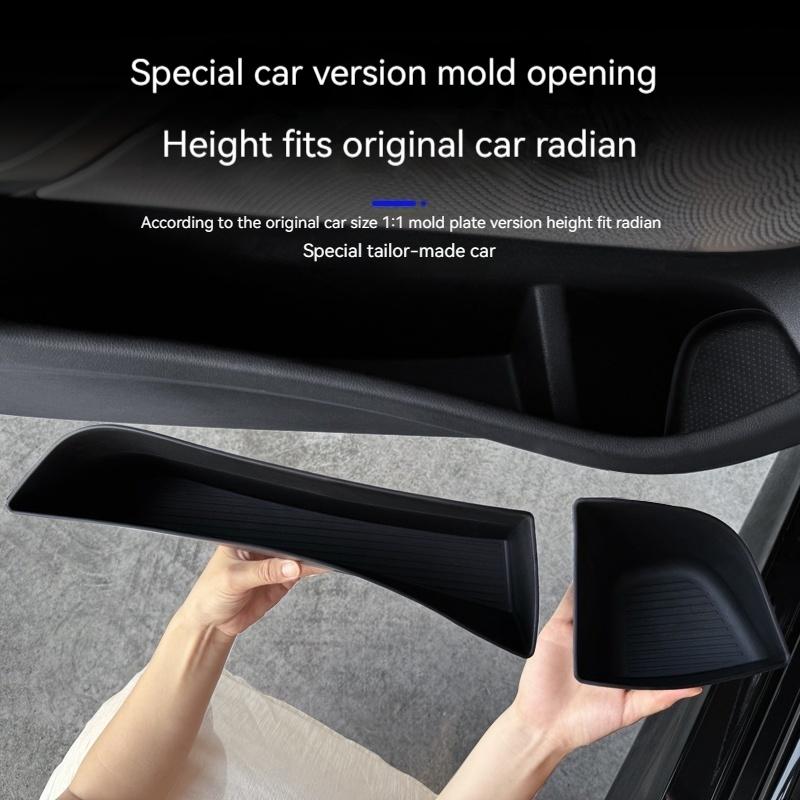 For BMW X5 G05 19-25 Car Door Side Storage Box Trash Bin Stowing Tidying TPE Front Door Organizer Tray Auto Interior Accessorie