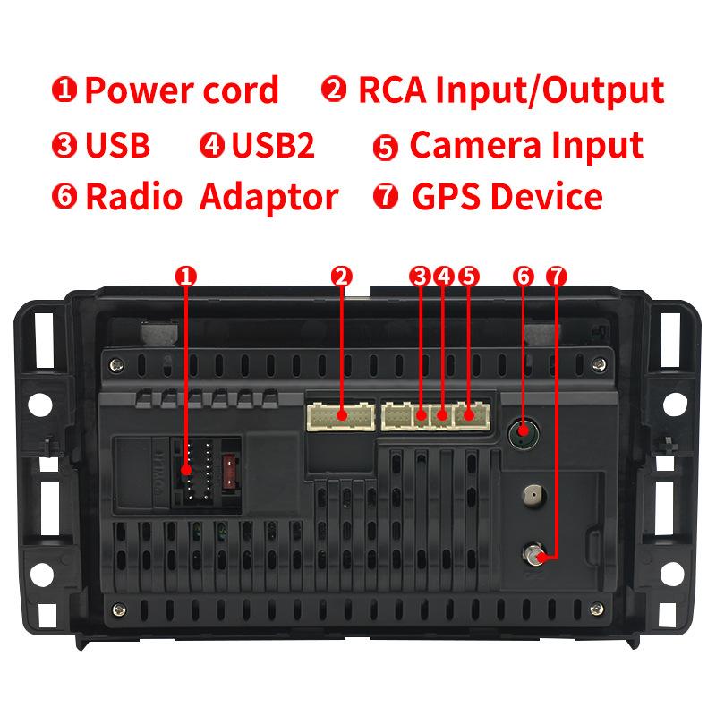 Android Car Radio For GMC Yukon Sierra Chevrolet Silverado Impala Buick Enclave Multimedia Player GPS Navigation System Carplay