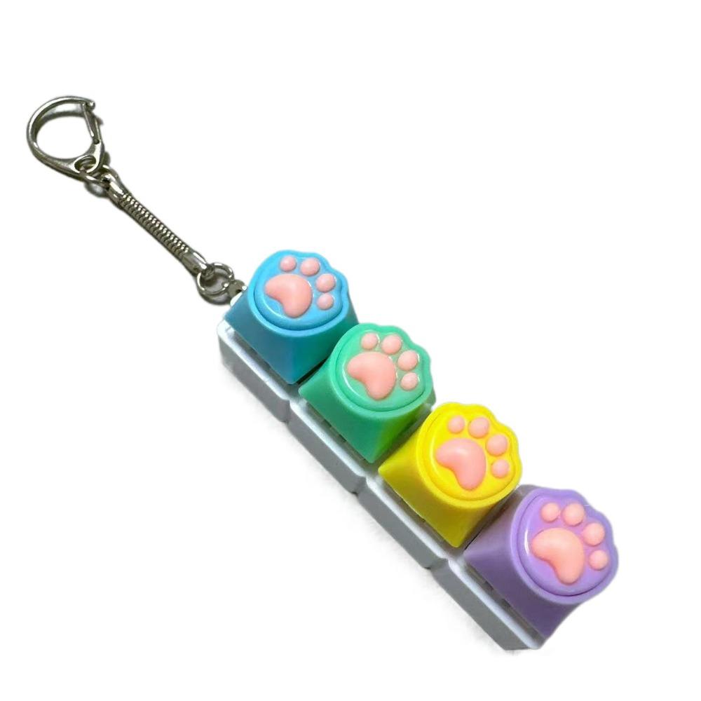 4 Keys Pinch Toy Keys Button Clicker Toy New Finger Keyboard Cap  Adult