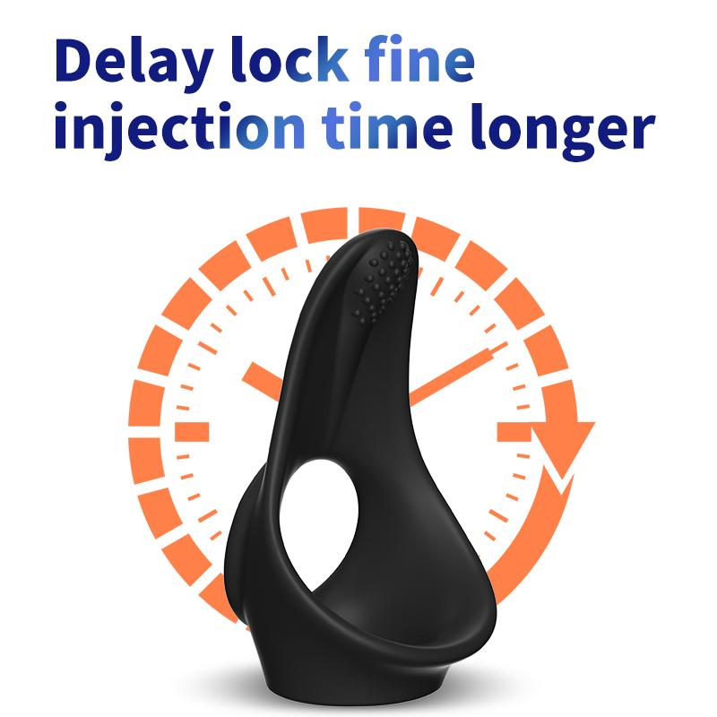 Soft Silicone Cock Ring Enhance Erections Scrotal Lock Delayed Ejaculation Penis Sleeve Dick Bondage Sex Toys for Men Reusable