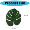 10Pcs Artificial Monstera Leaf 30x20Cm Large Artificial Foliages For Wedding Decoration Plant Arrangement