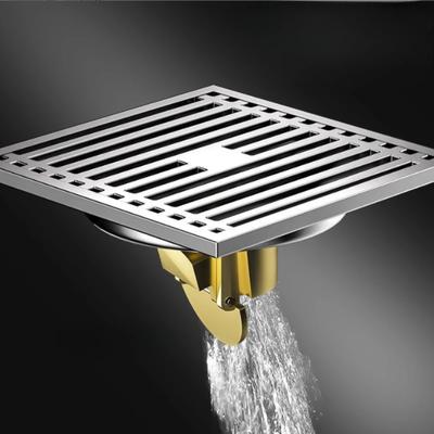 Bathroom Shower Floor Drain Made of 304 Stainless Steel Material, Kitchen Square Anti Odor Floor Drain