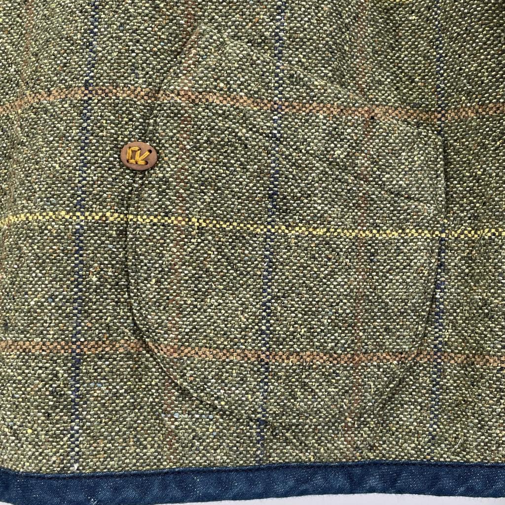 45R 7101070 Khaki Cotton Tweet X Boa Annie Bolero Jacket 2 khakiUsed