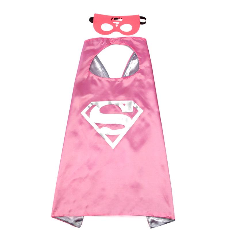 June 1 Kids' Hero Anime Cape: Cartoon Superman, Captain America, Hulk Costume