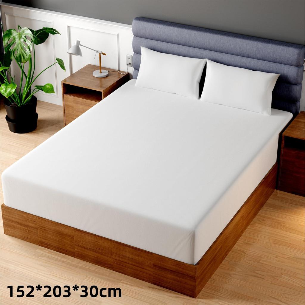 Waterproof Terry Mattress Cover Luxurious Hotel Quality Fitted Bed Sheet Protector Pad
