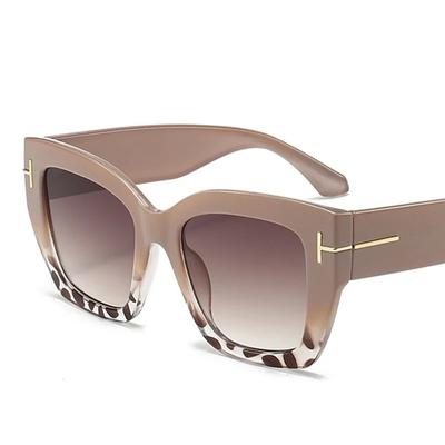 Marke Quadratische Sonnenbrillen Damen Modetrends Luxus Designer Cat Eye Übergroße Sonnenbrillen Weibliche Gradienten Brillen Oculos