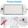 LED Car Interior Light Panel Set with Switch, Slim Cabin Lamp for Multiple Install