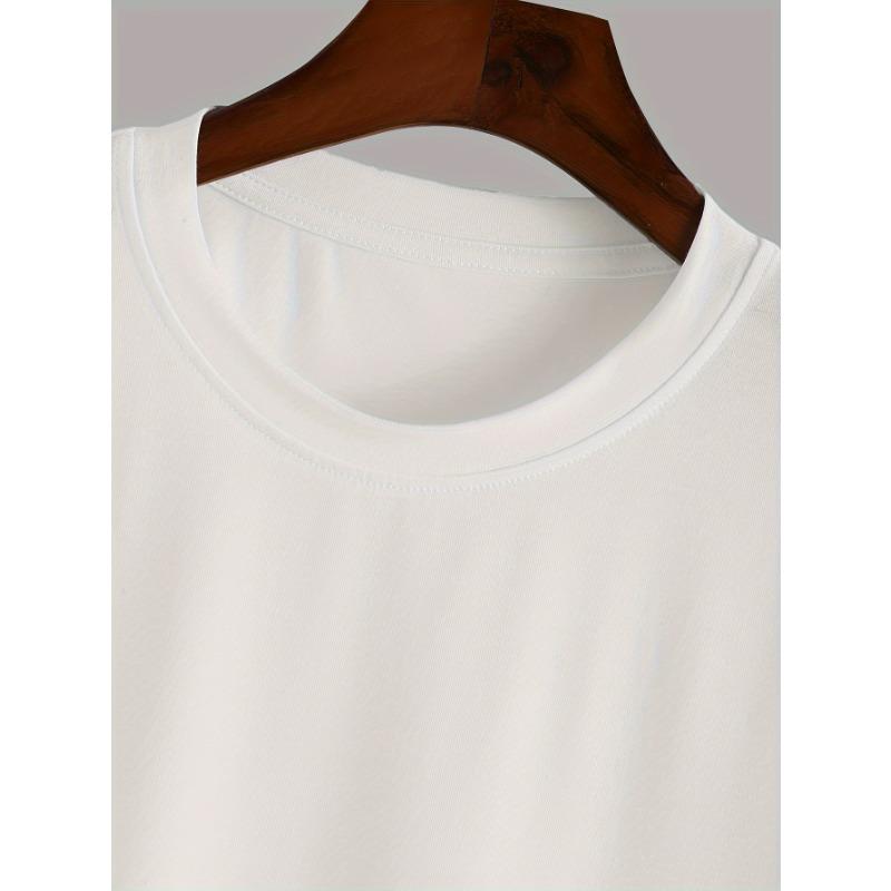 European Size Men's Summer Printed Short Sleeve T-Shirt Top