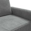 3 Seater Sofa Dark Grey 180 cm Velvet