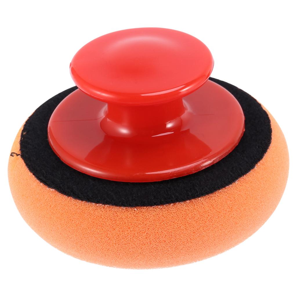 6Pcs/Set Car Wax Wash Polish Pad Sponge Cleaning Foam Kit Microfiber Applicator Pads With Gripper Handle Car-Styling