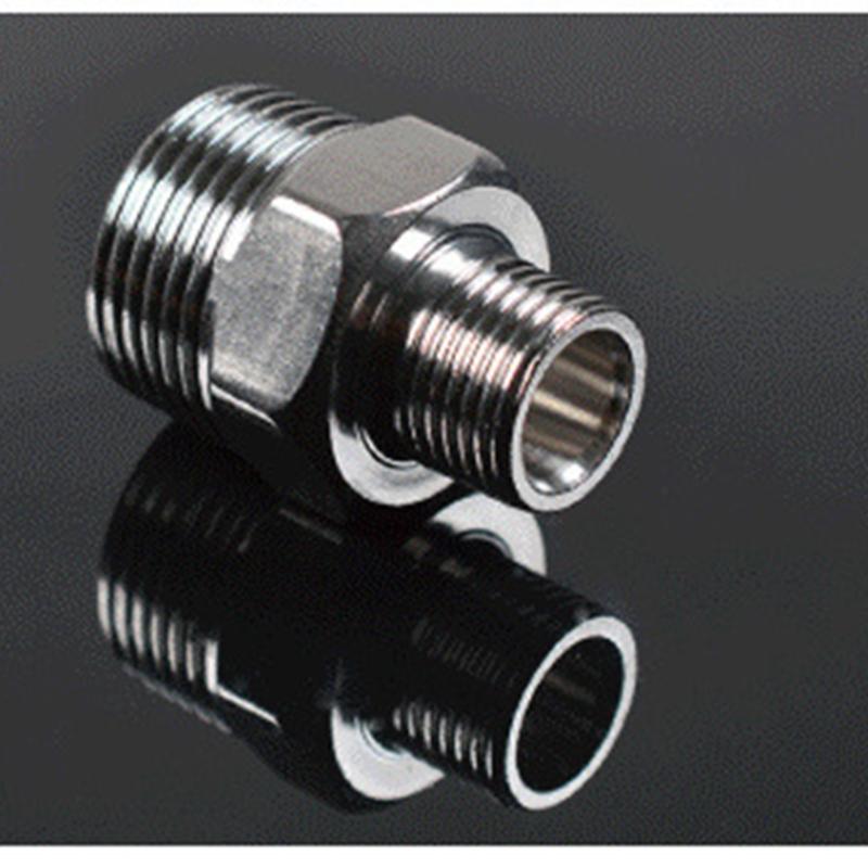Bathroom Shower Extender Stainless Steel Shower Hose Extension Pipe Universal Hose Extender Coupler Plumbing Fittings