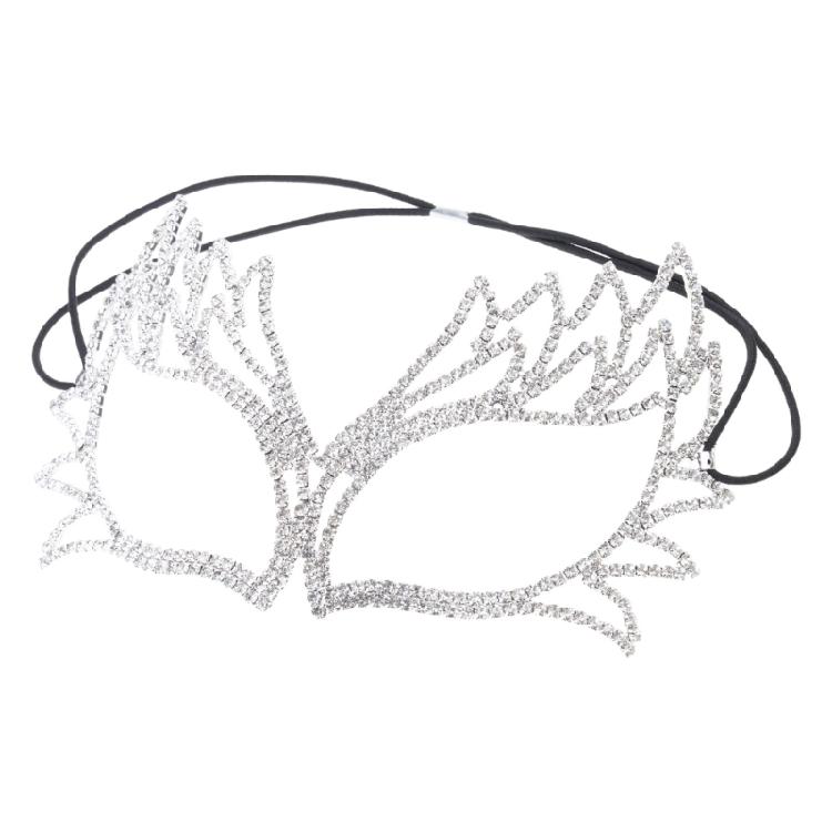 Masquerade GlassesMask Rhinestones EyeMask Masquerade Crystal EyeMask PromMask 1
