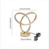 USB Creative Modern Art Desk Lamp Tri color Lighting Suitable for Bedroom, Living Room, Office, Bedside and Other Scenes