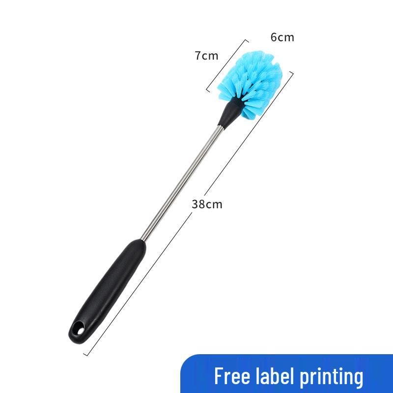 Stainless Steel Long-Handle Bottle & Thermos Cleaning Brush