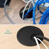 New Arrival: 0.01 Computer Desk Cable Hole Cover - Office Desk Wire Grommet & Decorative Sealing Box