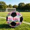 1PC Colorful Abstract Swirls Soccer Ball Size 5 Football Machine Sewn Indoor/Outdoor Universal Football A109