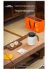 Tangsi Large Capacity Stainless Steel Teapot with Wooden Handle for Tea Stewing and Water Separation
