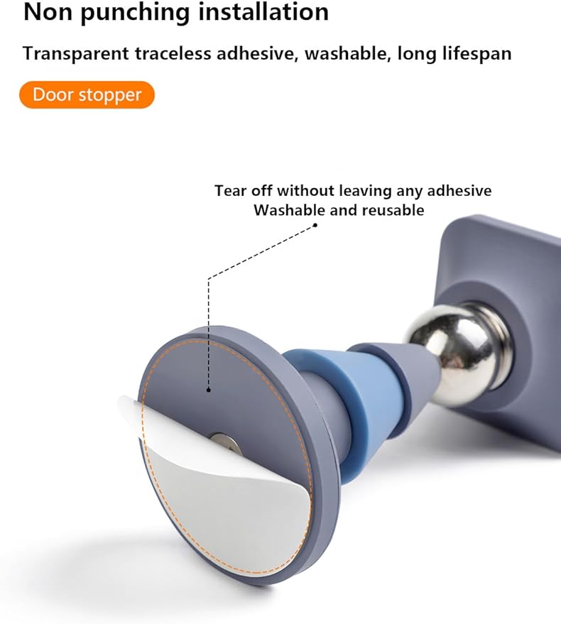 SZFUDIGO Anti-Collision Silicone Door Stopper, Modern Minimalism