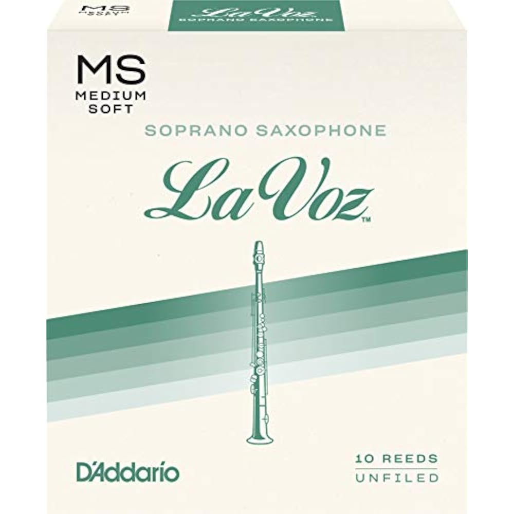 Rico Soprano Saxophone Reed Lavose MS (medium soft)